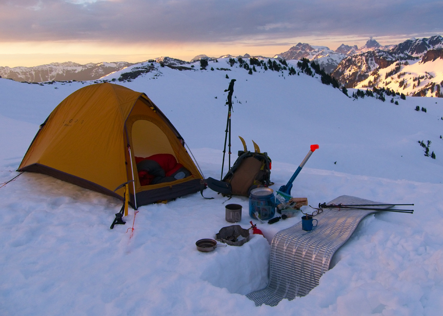 Campsite cooking pit