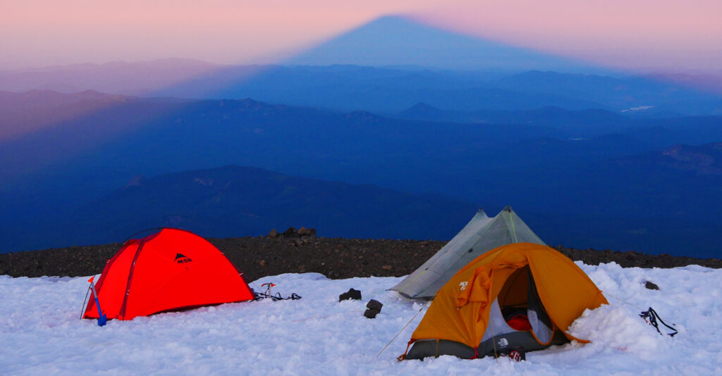 camping at 11,500 ft.