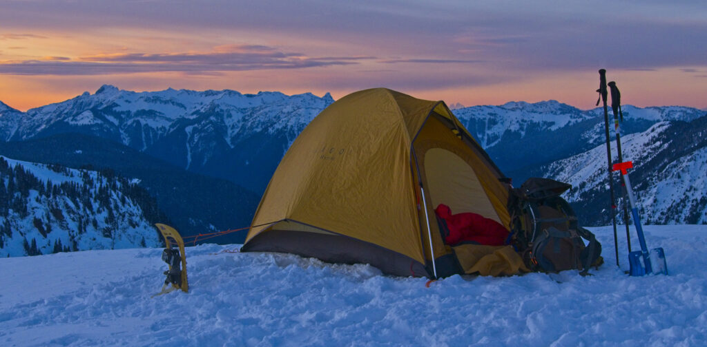 Using a 3 shop season tent in winter