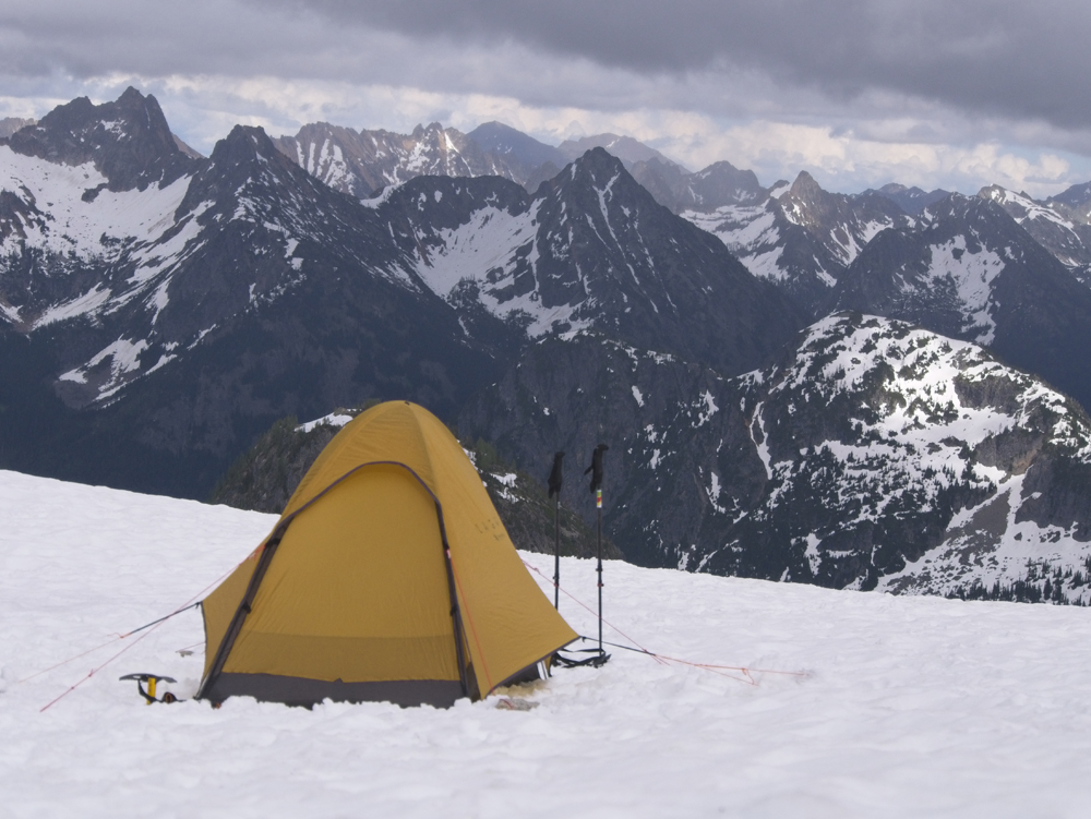 high elevation snow in summer