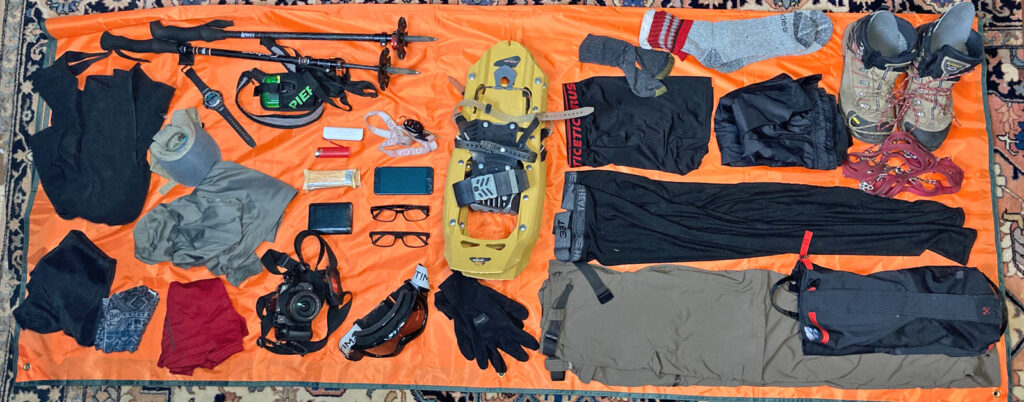 What to wear winter backpacking