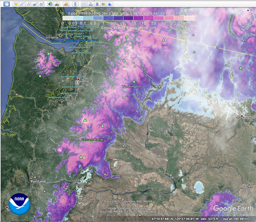 NOAA snow data image