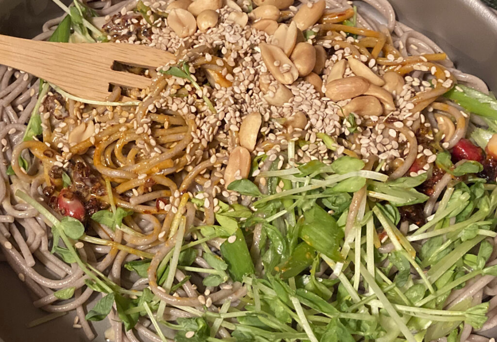 Spicy Sesame Buckwheat Noodles