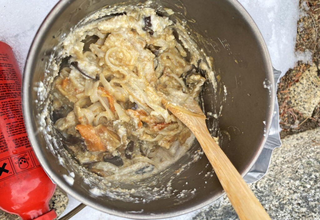 yellow curry cashew cream noodles