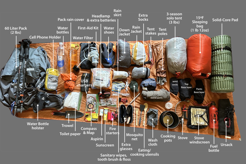 2 night backpacking gear list hotsell