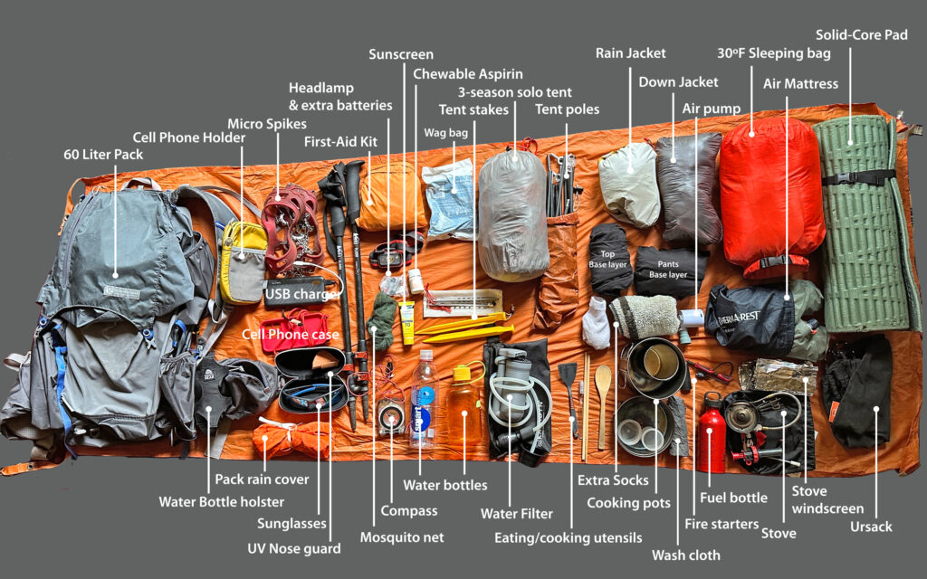 What's in my Summer Backpack – Winter Backpacking