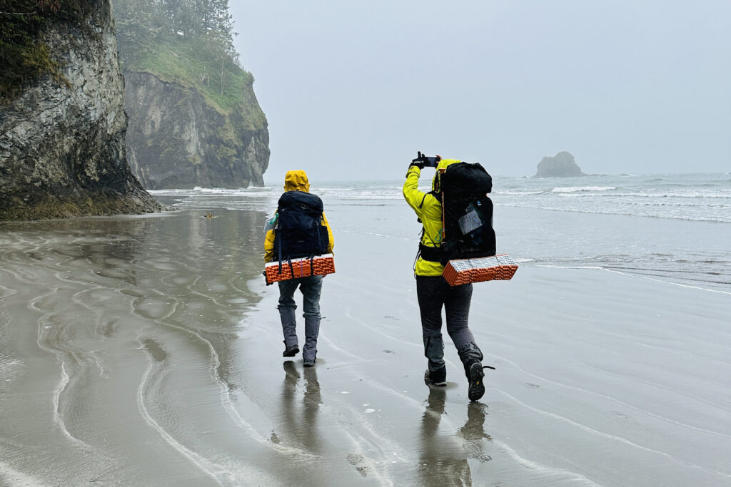 Backpacking on the Coast of Washington