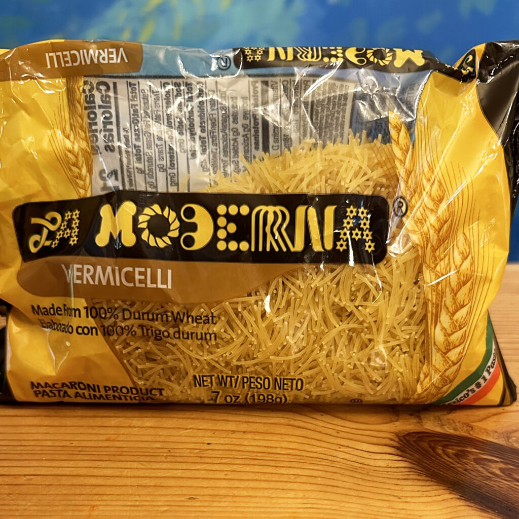 package of vermicelli