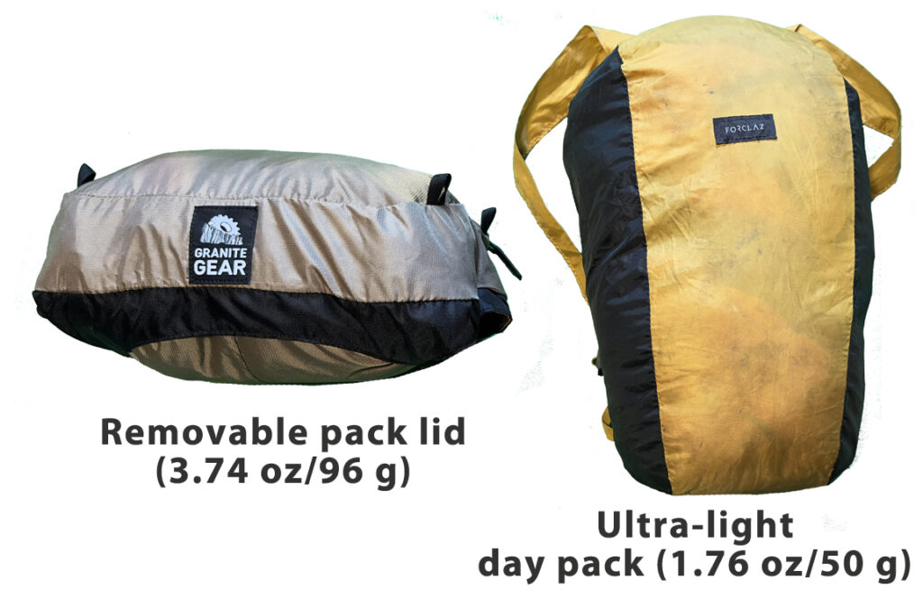 pack lid vs day pack
