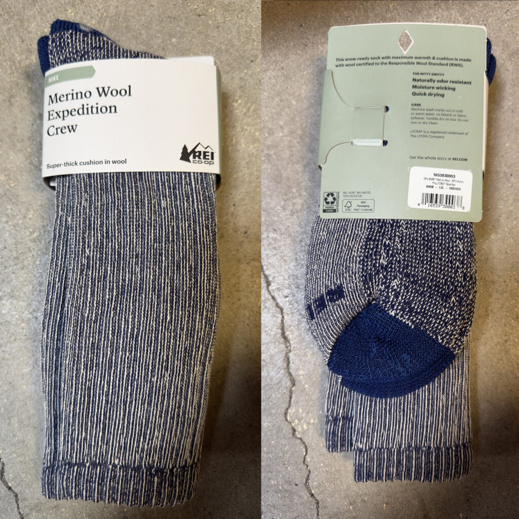 rei marino wool expedition socks