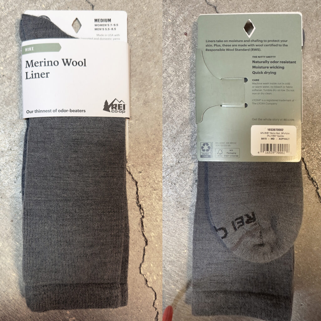 merino wool liner socks