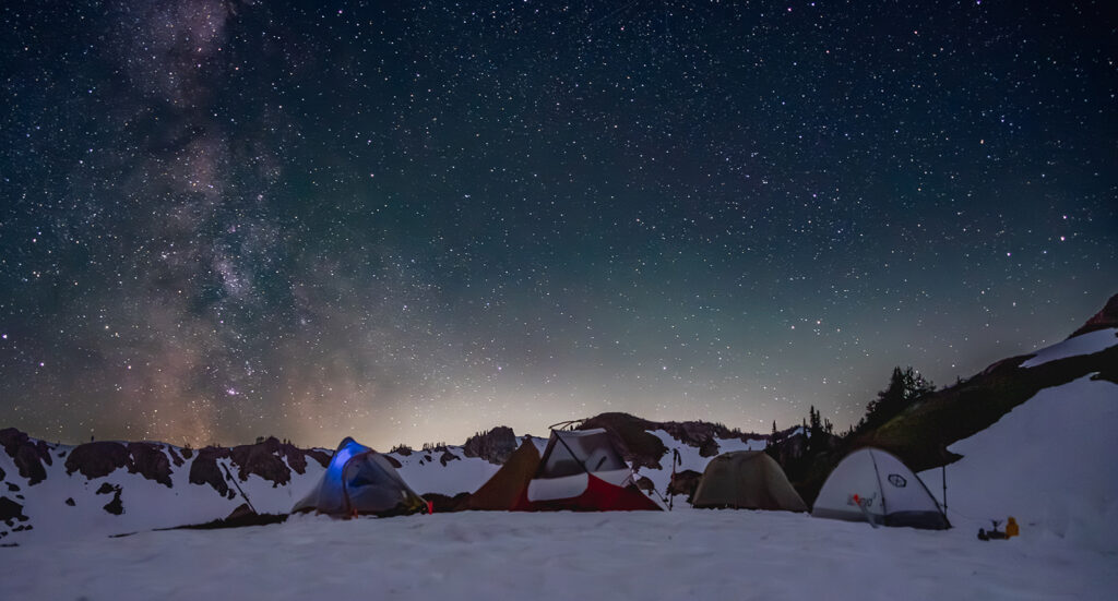 milky way above our camp