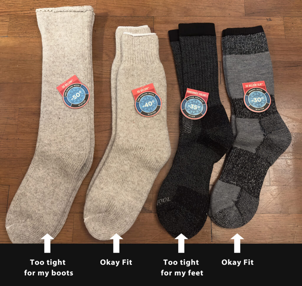 jb fields icelandic socks compared