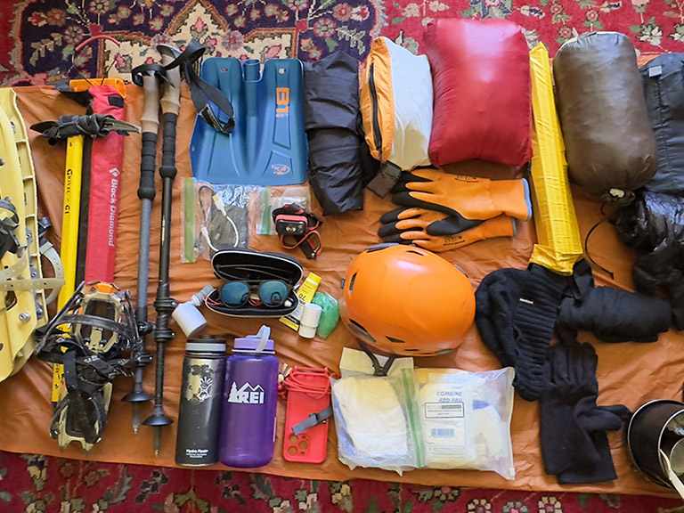 winter backpacking gear