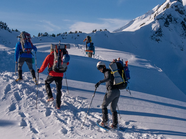 winter backpacking 