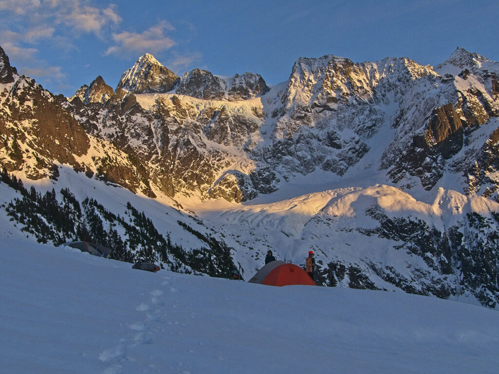 snow camping