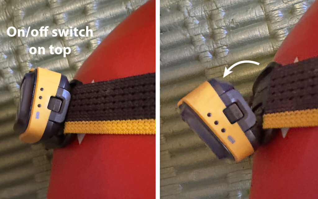 Headlamp angle adjustment