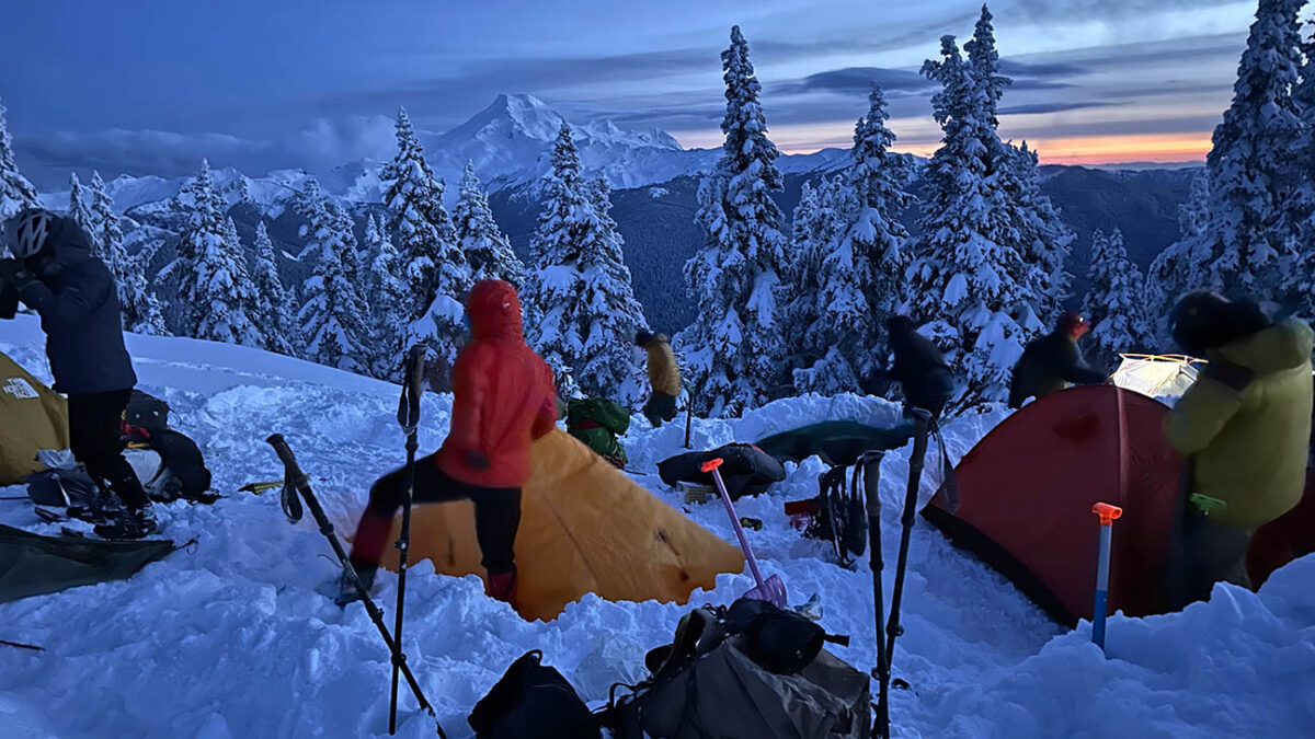 frostbite in the cascade mountains